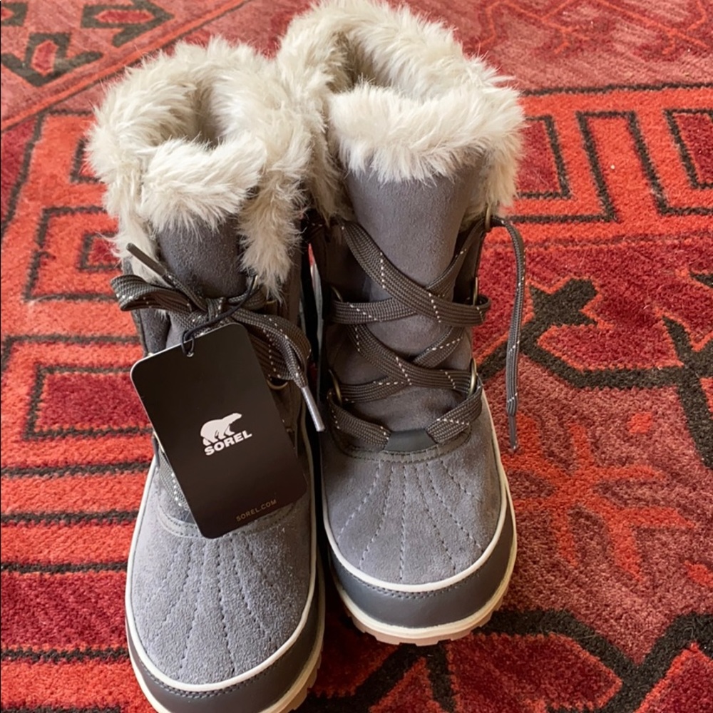 Grey Sorel Carnival Boots